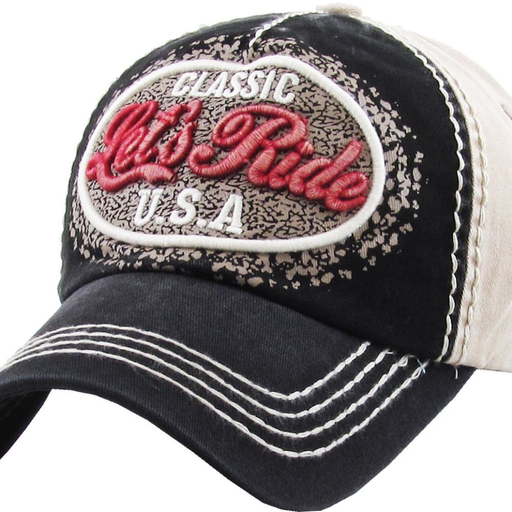 LET'S RIDE VINTAGE BALLCAP - Picture 5 of 6